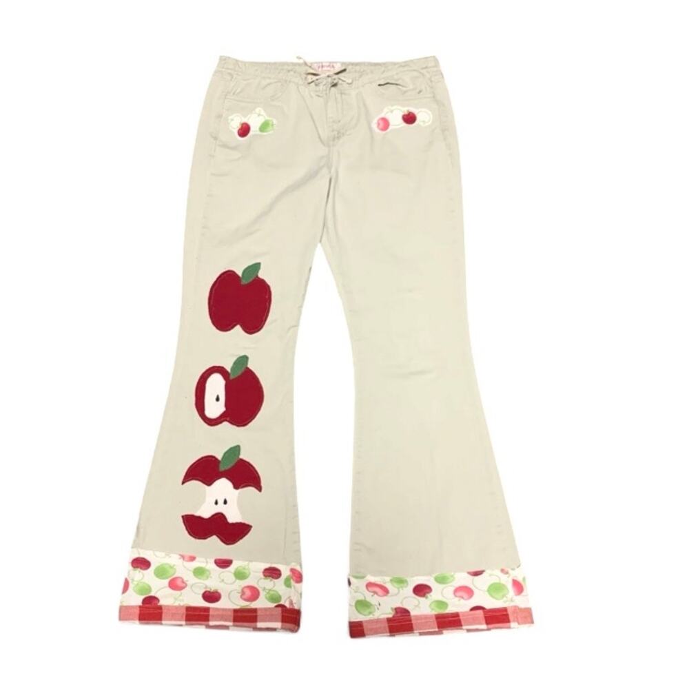 Custom Upcycled Xhilaration Y2K Low Rise Flare Pants Size 9